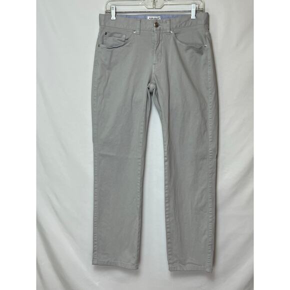 Peter Millar Men's 30 Gray Straight Leg Dress Pants Casual Performance Trousers - Picture 1 of 8